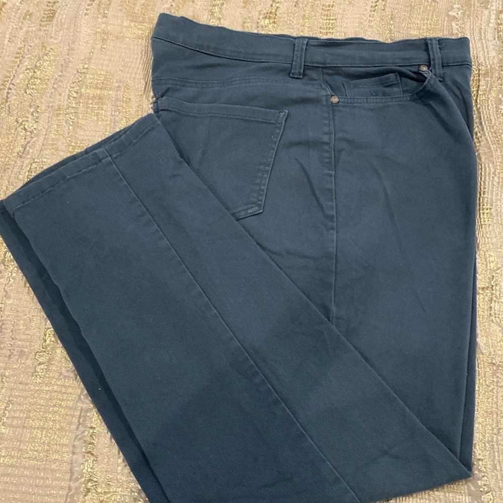 Gloria, Vanderbilt, Amanda, jeans, size 14 short steel blue preowned